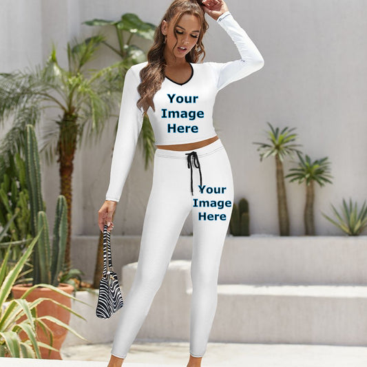 Create Your Own V-neck Sweatshirt Suit