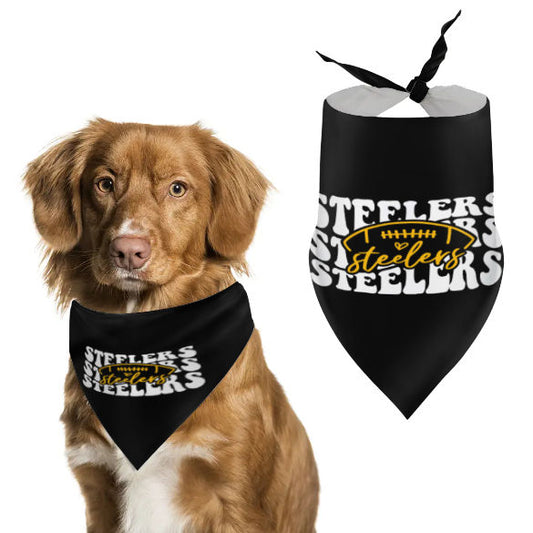 Steelers Inspired Pet Scarf