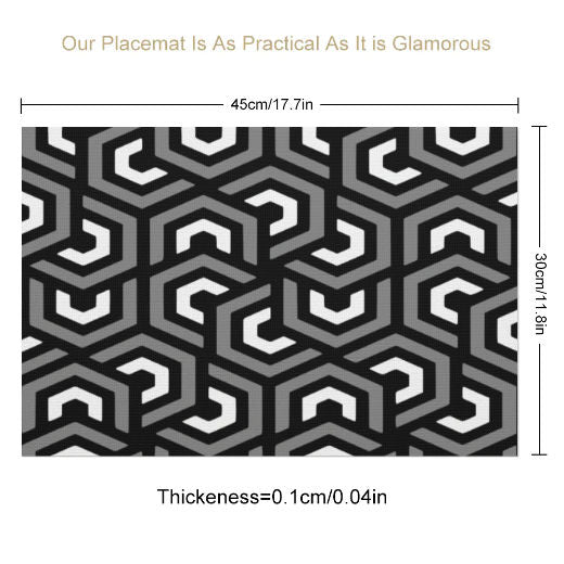 Amazing Grey PVC Placemats