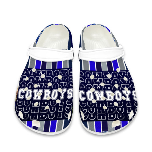 Cowboys Collage Inspired Crocs Shoes