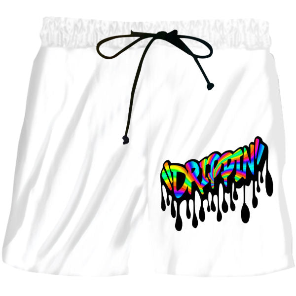 Drippin' (White) Shorts