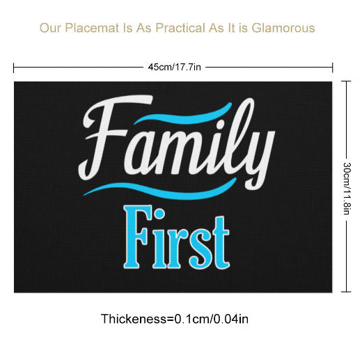 Family First PVC Placemats