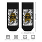 Steelers Inspired Black and White Socks