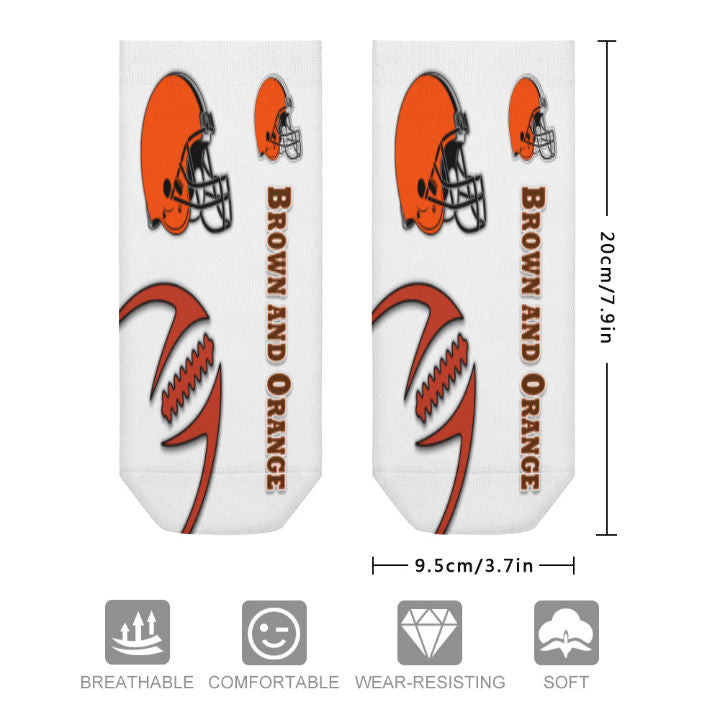 Browns Inspired (white) Socks
