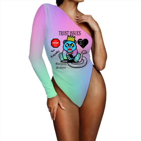 Trust Issues (multi-color) Shoulder Bodysuit
