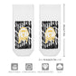 Steelers Inspired White and Black Socks