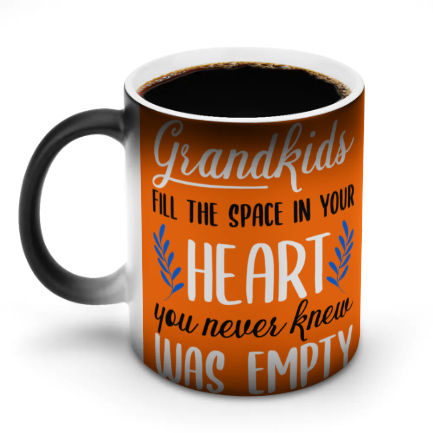 Grandkids Fill a Space Color Changing Mug
