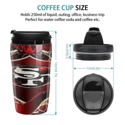 49ers Inspired Travel Coffee Cup