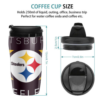 Steelers Inspired Travel Coffee Cup