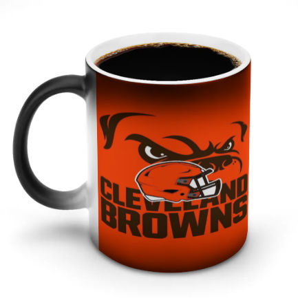 Browns Inspired Fan Inspired Color Changing Mug
