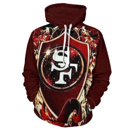 49ers Inspired Hoodie