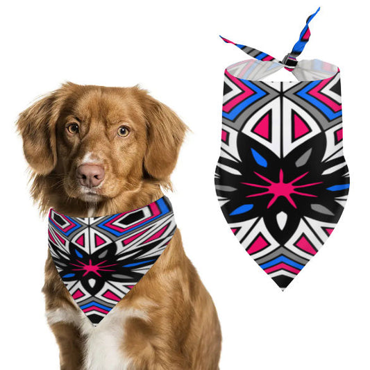 Pink Spider Pet Scarf