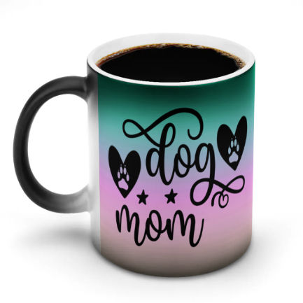 Dog Mom Pastel Color Changing Mug
