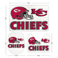 Chiefs Inspired Bathroom Floor 3-Piece Rug Set