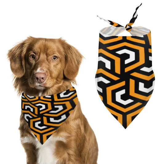 Amazing Orange Pet Scarf
