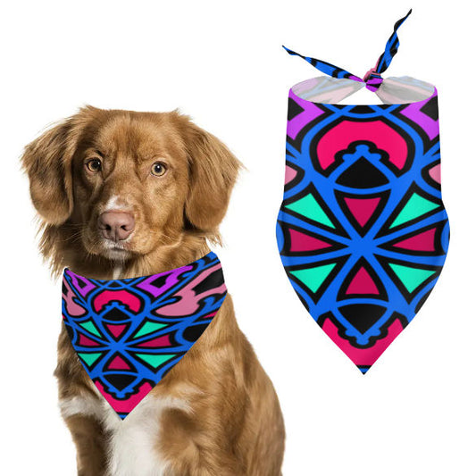 Cotton Candy Swizzle Pet Scarf