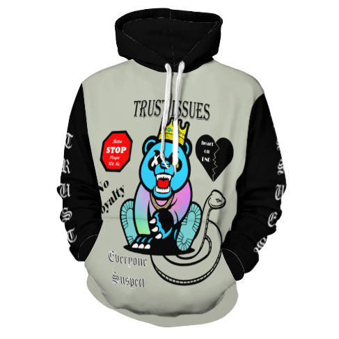 Trust Issues Grey Hoodie