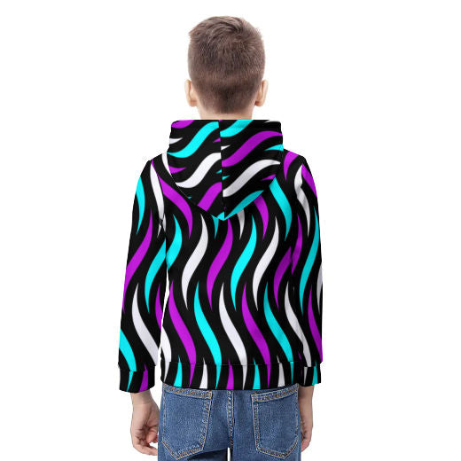 Vibrant Splash 2 Teens full-print Hoodie