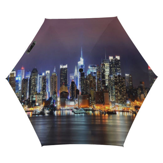 City Lights Five-fold Umbrella