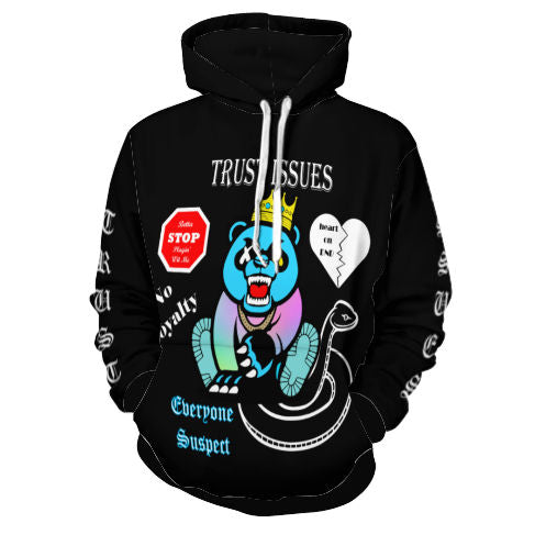Trust Issues Black Hoodie