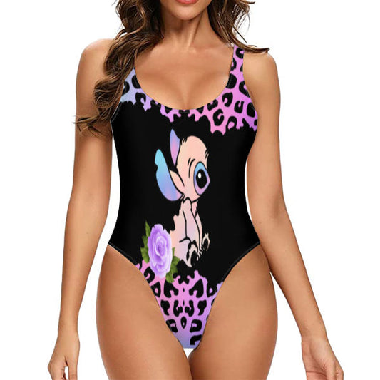 Stitch Inspired One-piece Swimwear