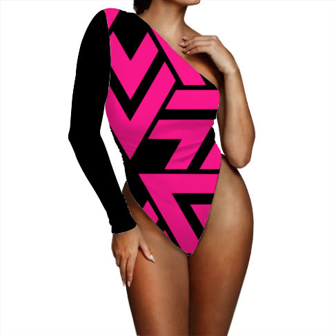 Rasp Zag Shoulder Bodysuit