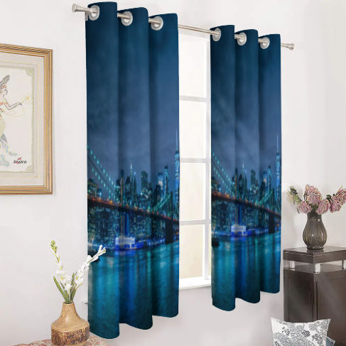 City of New York Two Pieces Curtains
