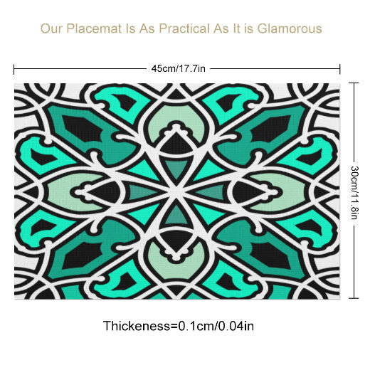 Green Swizzle PVC Placemats
