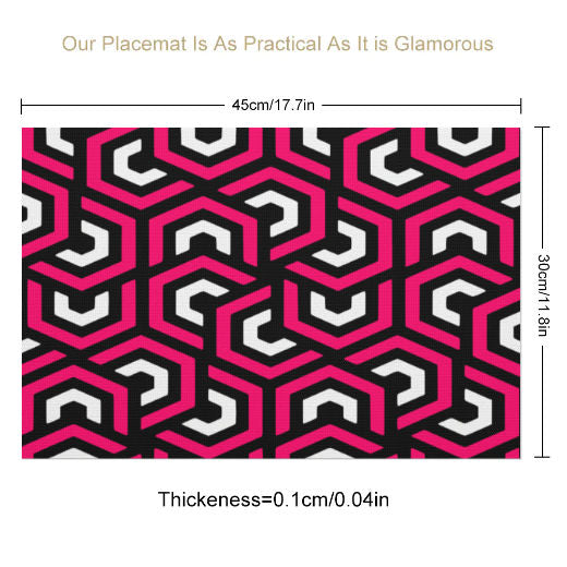 Amazing Pink PVC Placemats