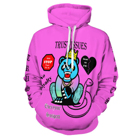Trust Issues Lilac Hoodie