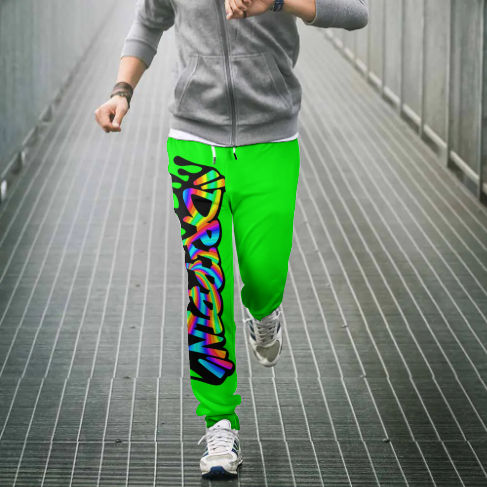Drippin Lime Green Sweatpants