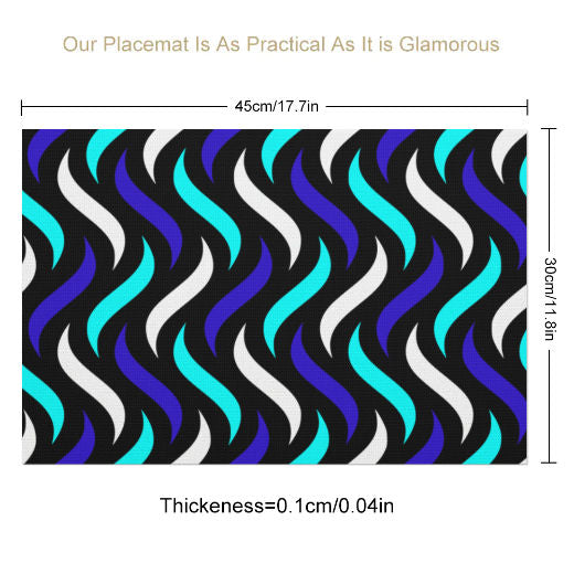 Vibrant Splash PVC Placemats