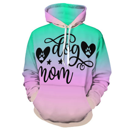 Dog Mom (Pastel) Hoodie