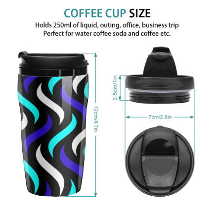 Vibrant Splash Travel Coffee Cup