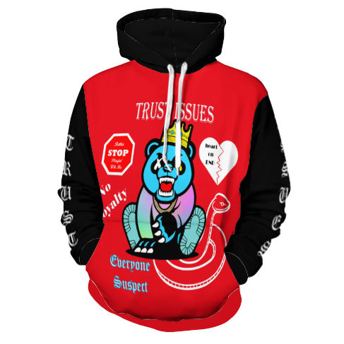Trust Issues Red Hoodie