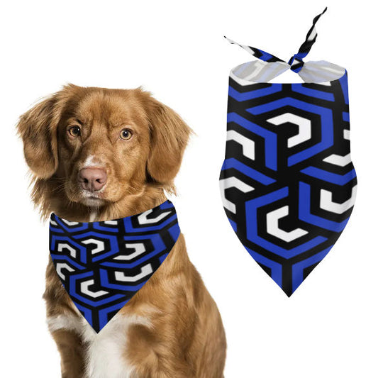 Amazing Blue Pet Scarf