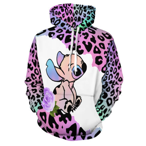 Stitch Inspired Pastel Hoodie