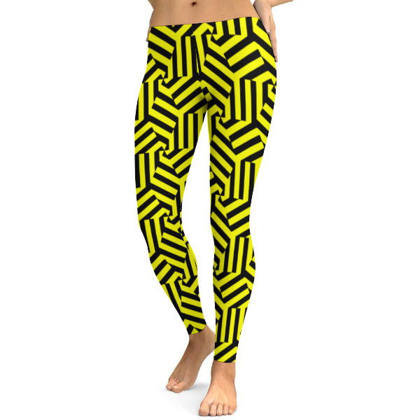 Razzle Yellow Yoga Pants