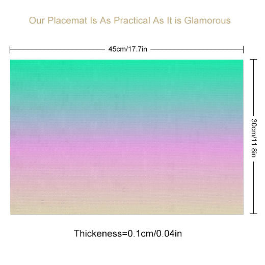 Pastel PVC Placemats