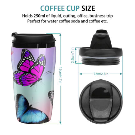 Butterflying Travel Coffee Cup