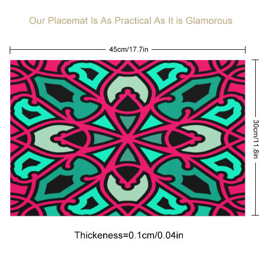 Watermelon Swizzle PVC Placemats