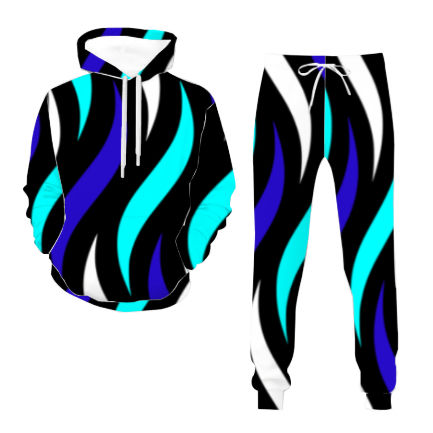 Vibrant Splash Jogging Suit