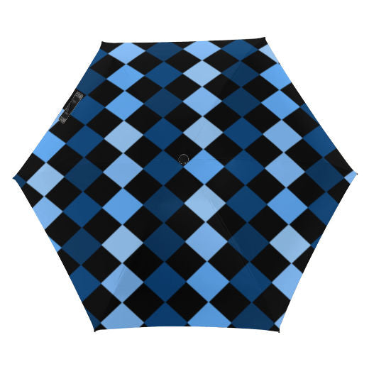 Blue Frenzy Five-fold Umbrella