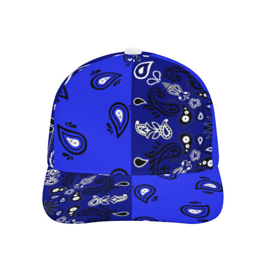 Dark Blue Bandana Pattern Cap
