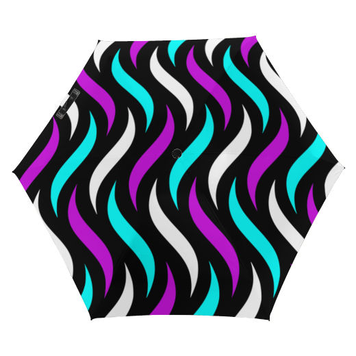 Vibrant Splash 2 Five-fold Umbrella