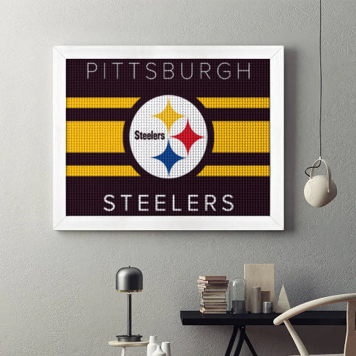 Steelers Inspired Round Diamond Painting