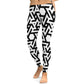 Spinners (Black and White) Yoga Pants