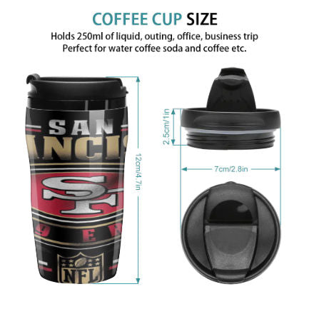 49ers Fan Inspired Travel Coffee Cup