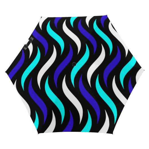 Vibrant Splash Five-fold Umbrella