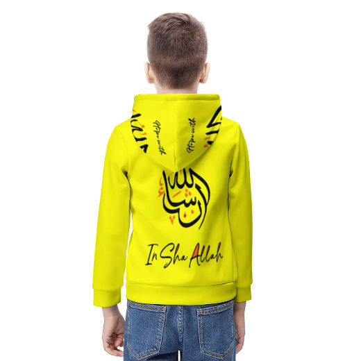 Hope With In Sha Allah Teens Hoodie